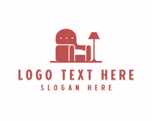 Home Staging - Sofa Chair Furnishing logo design