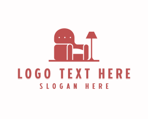 Sofa Chair Furnishing Logo