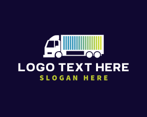 Fast - Truck Logistics Transport logo design