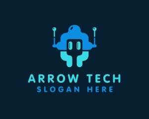 Startup Tech  Robot logo design