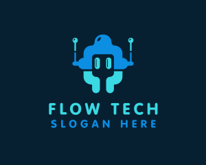 Startup Tech  Robot logo design