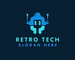 Startup Tech  Robot logo design