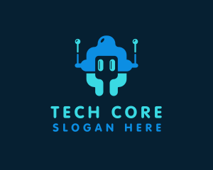 Startup Tech  Robot logo design