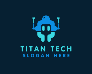 Startup Tech  Robot logo design