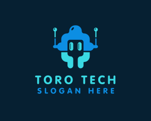 Startup Tech  Robot logo design