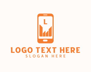 App - Smartphone Tech App logo design