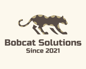 Bobcat - Wild Jaguar Animal logo design