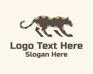 Wild Jaguar Animal Logo