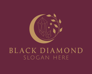 Crescent Crystal Jewelry logo design