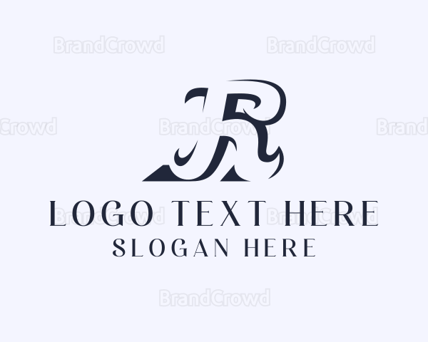 Elegant Swoosh Boutique Logo