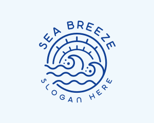 Tide Sea Surfer logo design