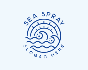 Tide Sea Surfer logo design