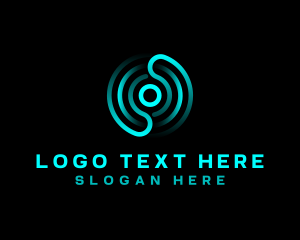 Learn - Artificial Intelligence Cyber logo design