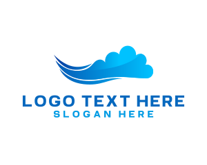Upload - Technology Software Cloud logo design