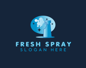 Spray - Cleaning Spray Bottle logo design