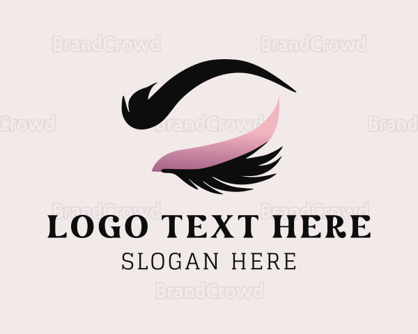 Cosmetics Beauty Eyelash Logo