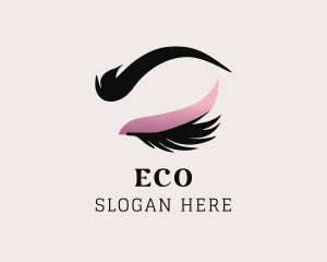 Cosmetics Beauty Eyelash  Logo