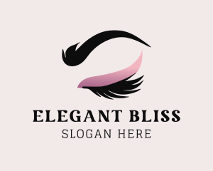 Cosmetics Beauty Eyelash  Logo