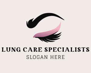 Cosmetics Beauty Eyelash  logo design