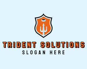 Trident - Sports Trident Shield logo design