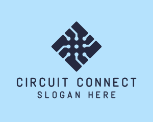 Circuit - Tech Circuit Technology App logo design