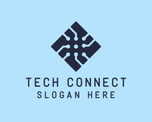 App - Tech Circuit Technology App logo design