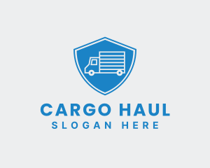 Modern Delivery Truck logo design