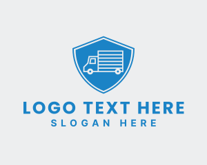 Garage - Modern Delivery Truck logo design