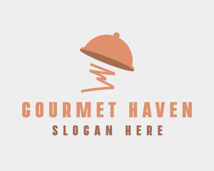 Food Menu Cloche logo design