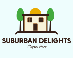 Suburban - Cottage House Property logo design