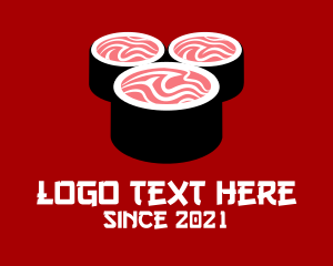 Japanese - Japanese Sushi Roll logo design