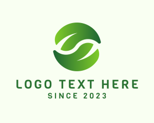 Ecosystem - Organic Leaf Plant logo design