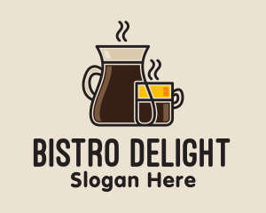 Coffee Drink Glassware logo design