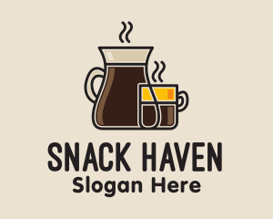 Coffee Drink Glassware logo design