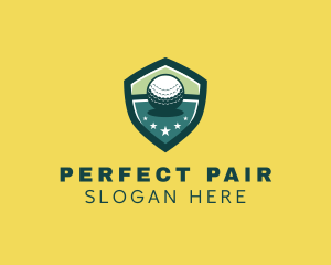 Match - Shield Golf Ball Tournament logo design