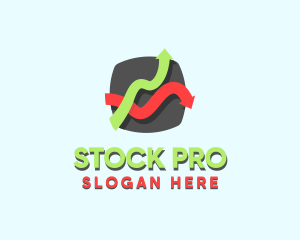 Stock - Stocks Line Graph logo design