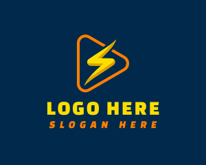Video - Lightning Bolt Media logo design