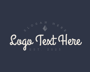 Designer - Classic Designer Boutique Wordmark logo design