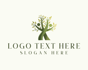 Yogi - Natural Tree Wellness logo design