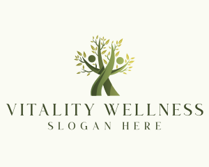 Natural Tree Wellness logo design