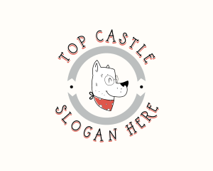 Pet Dog Grooming logo design