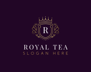 Royal Shield Crown logo design