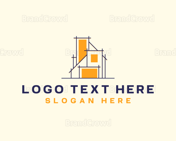 House Builder Architecture Logo