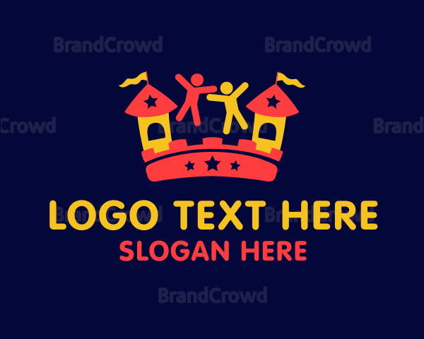 Playful Bouncy Castle Logo