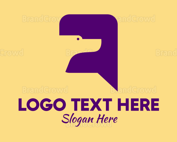 Dog Chat Message Logo