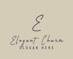 Elegant Signature Boutique logo design