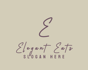 Elegant Signature Boutique logo design