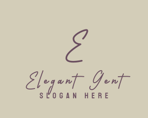 Elegant Signature Boutique logo design