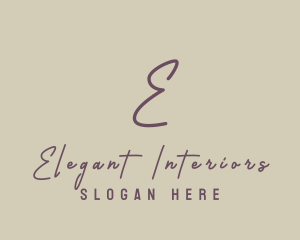 Elegant Signature Boutique logo design