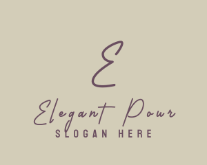 Elegant Signature Boutique logo design